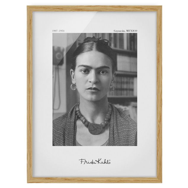 Obrazy portret Frida Kahlo Photograph Portrait In The House