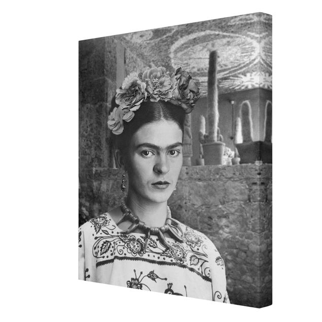 Frida Kahlo obrazy Frida Kahlo Photograph Portrait With Cacti