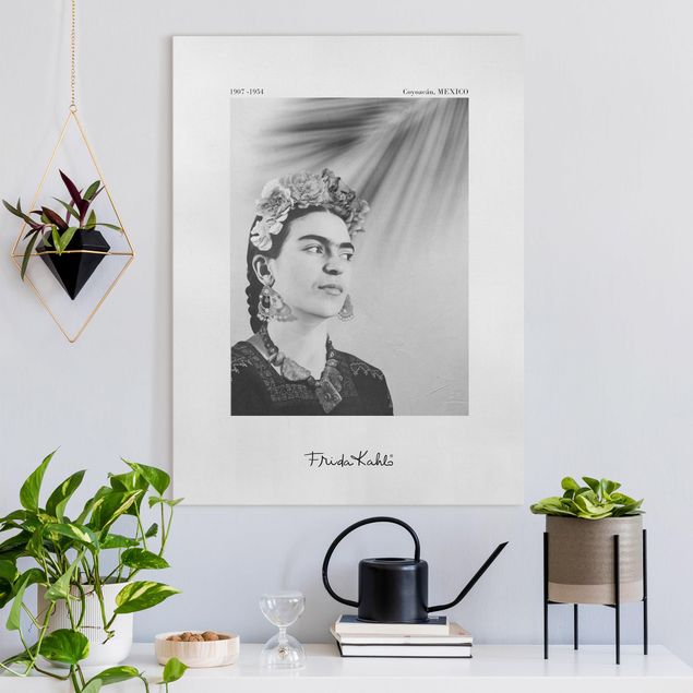 Obrazy do salonu Frida Kahlo Portrait With Jewellery