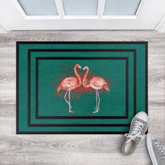 dywan nowoczesny Flamingi