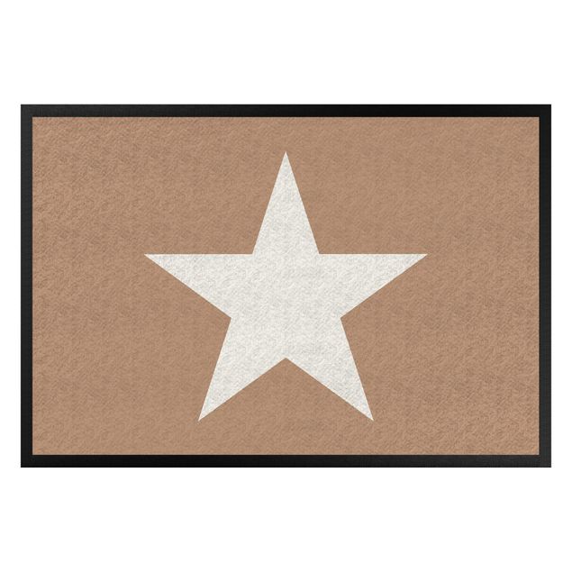 Domowe tekstylia Gwiazda w kolorze khaki