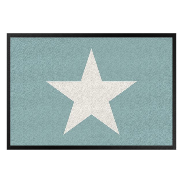 Tekstylia domowe Gwiazda w kolorze turkusowoszarym