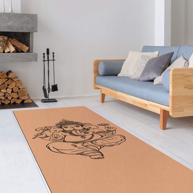 dywan nowoczesny Ganesha