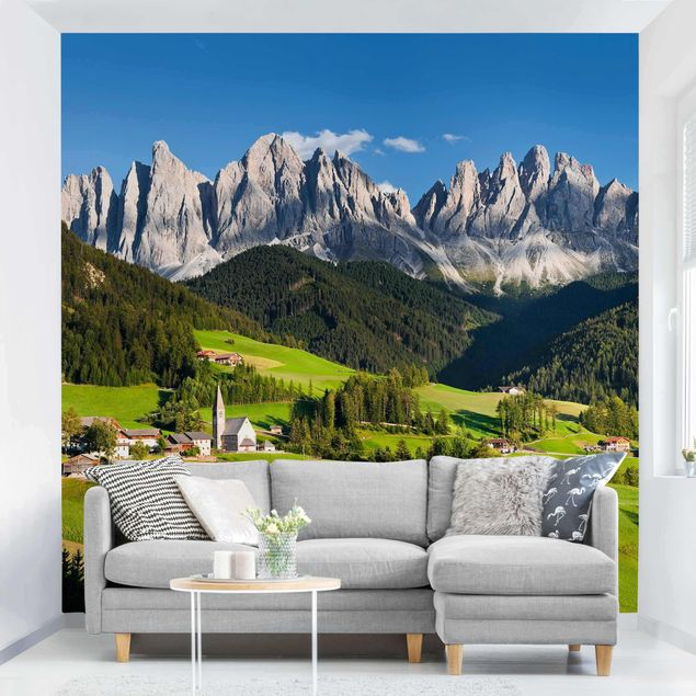 Fototapety góry Geislerspitzen w Południowym Tyrolu