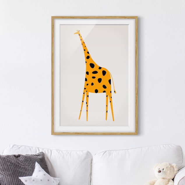 Pokój dziecięcy Żółta żyrafa