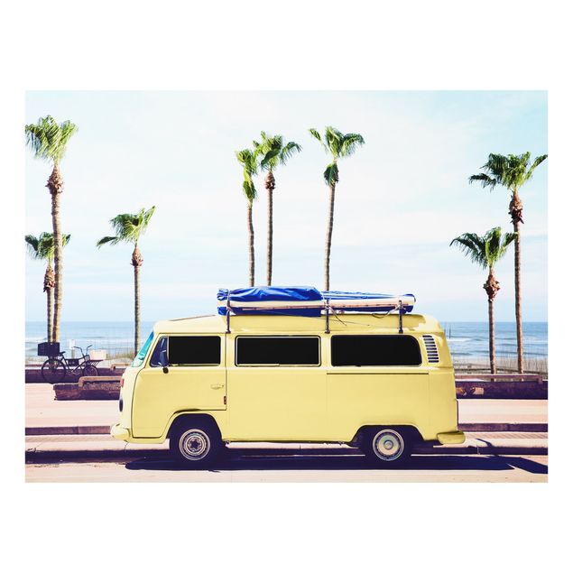 Nowoczesne obrazy Yellow Surfer VW Bus