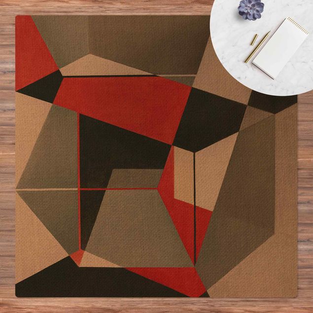 nowoczesny dywan Lis geometryczny