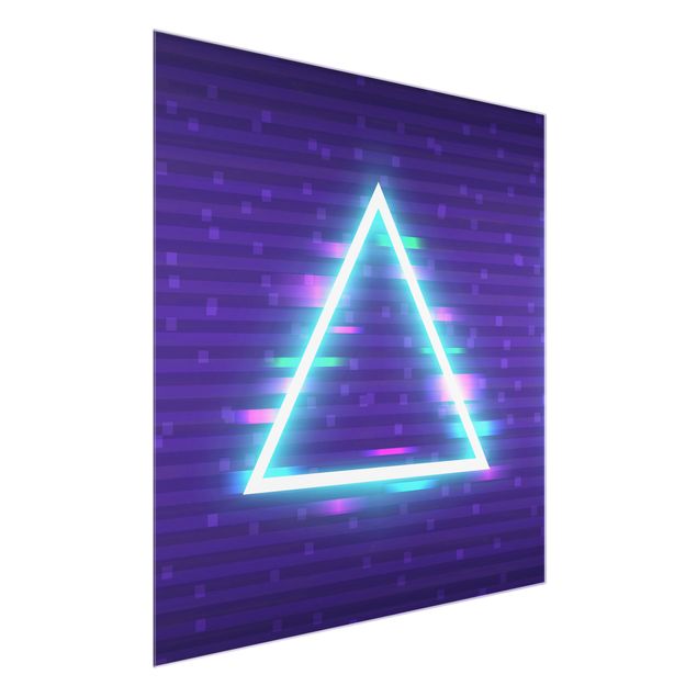 Obrazy na ścianę Geometrical Triangle In Neon Colours