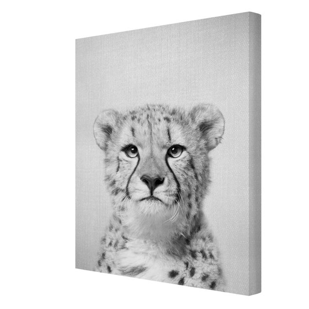 Obrazki czarno białe Cheetah Gerald Black And White