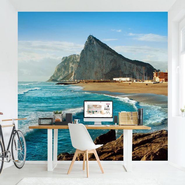 Fototapety 3d krajobrazy Gibraltar nad morzem