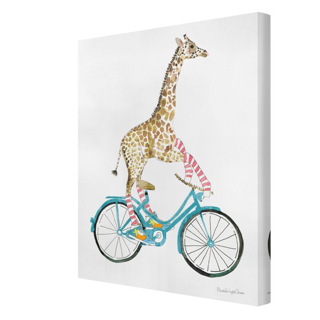 Obrazy na ścianę Giraffe on a joy ride II