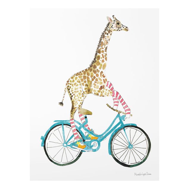 Obrazy nowoczesne Giraffe on a joy ride II
