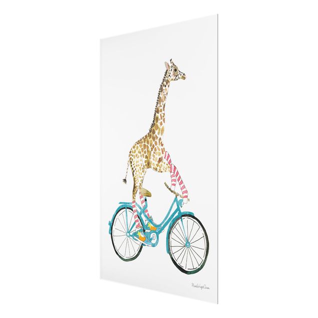 Obrazy zwierzęta Giraffe on a joy ride II