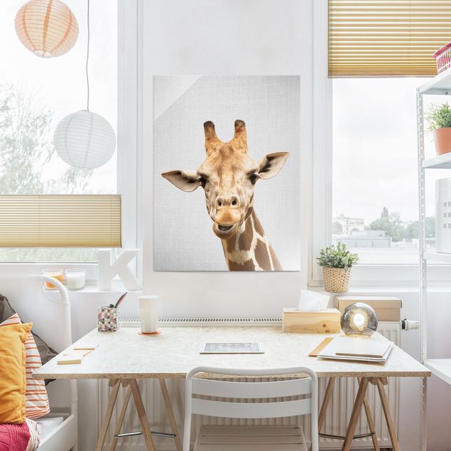 Obrazy do salonu Giraffe Gundel