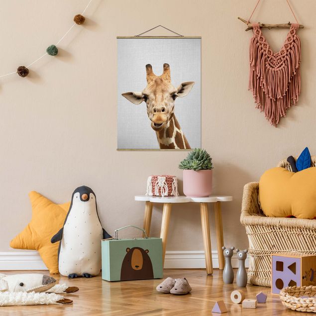 Obrazy nowoczesny Giraffe Gundel