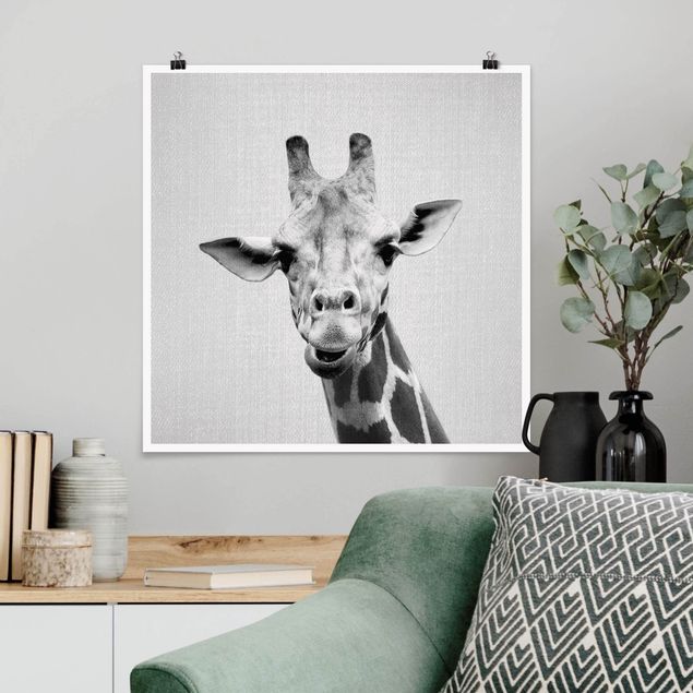 Pokój dziecięcy Giraffe Gundel Black And White