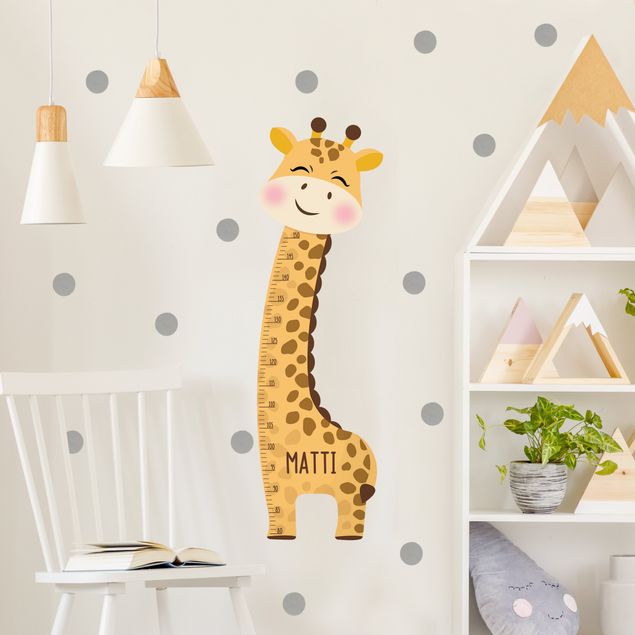 Pokój niemowlęcy i dziecięcy  Giraffe boy with custom name