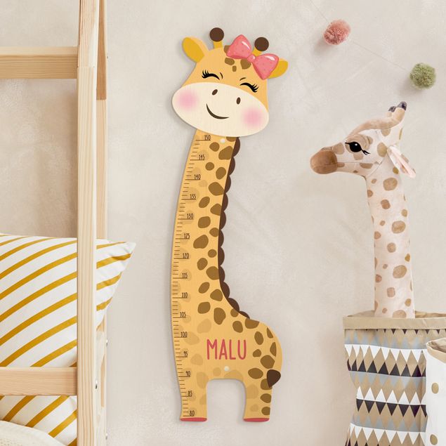 Gadżety do domu Giraffe girl with custom name
