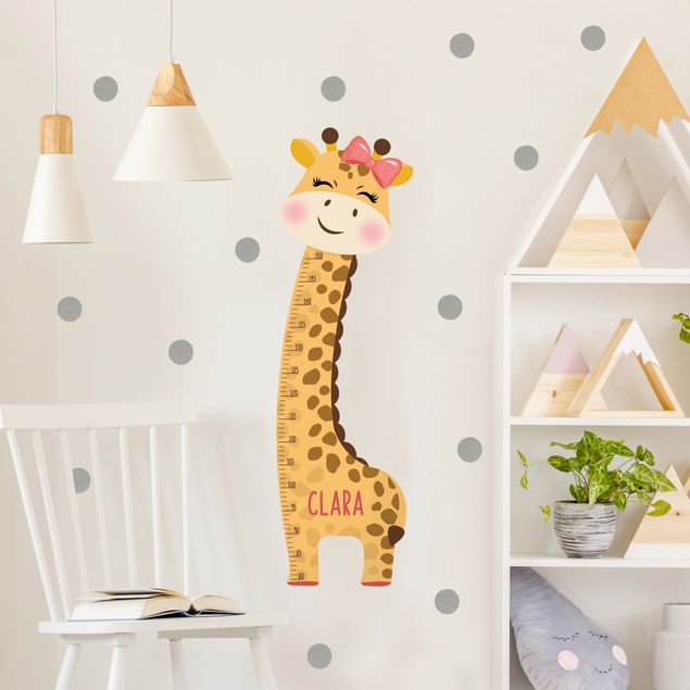 Pokój niemowlęcy i dziecięcy  Giraffe girl with custom name
