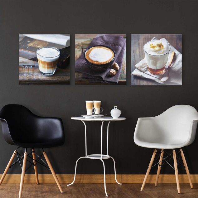 Obrazy na szkle kwadrat Caffè Latte