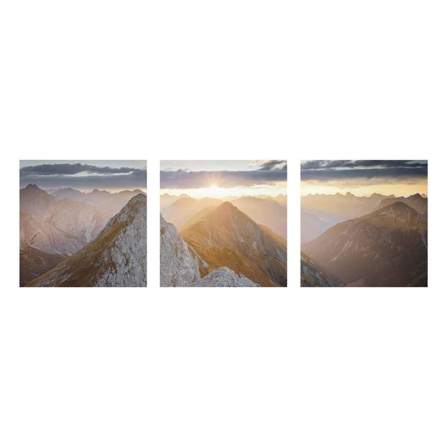 Obrazy na szkle góra Alpy Lechtalskie