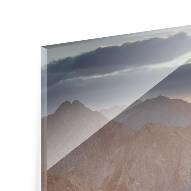 Obrazy na szkle wieloczęściowy Alpy Lechtalskie