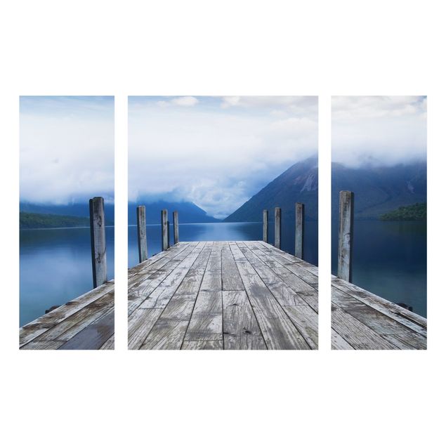 Obrazy na szkle krajobraz Nelson Lakes National Park Nowa Zelandia
