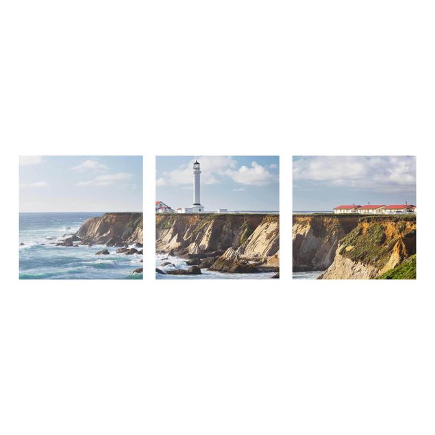 Obrazy na szkle wybrzeże Point Arena Lighthouse California