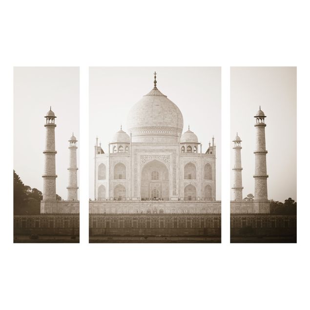 Obrazy na szkle wieloczęściowy Taj Mahal