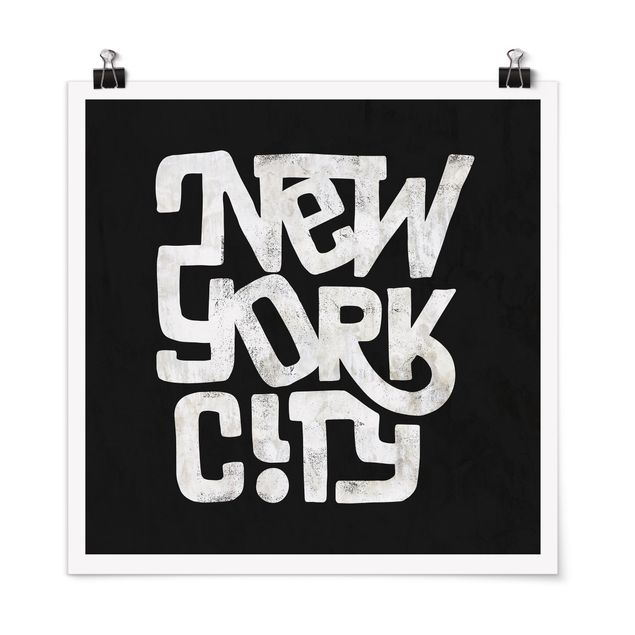 Nowy Jork obrazy Graffiti Art Calligraphy New York City Black