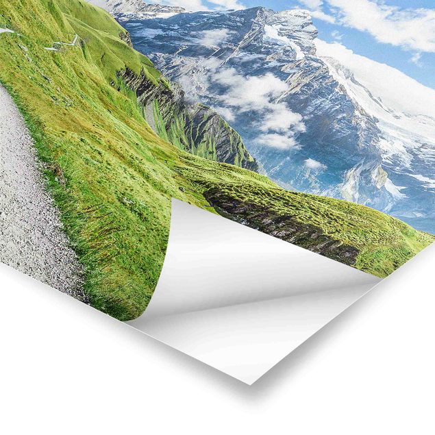 Zielony obraz Grindelwald Panorama