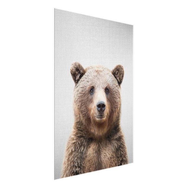 Obrazy na szkle zwierzęta Grizzly Bear Gustel