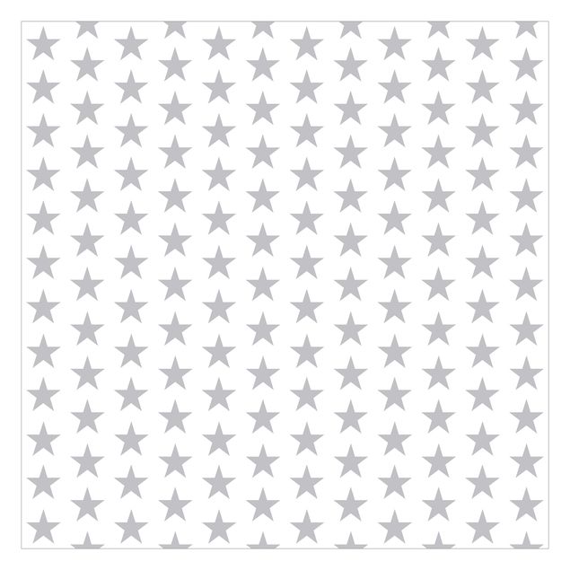 Tapeta - Duże szare gwiazdy na białym tle