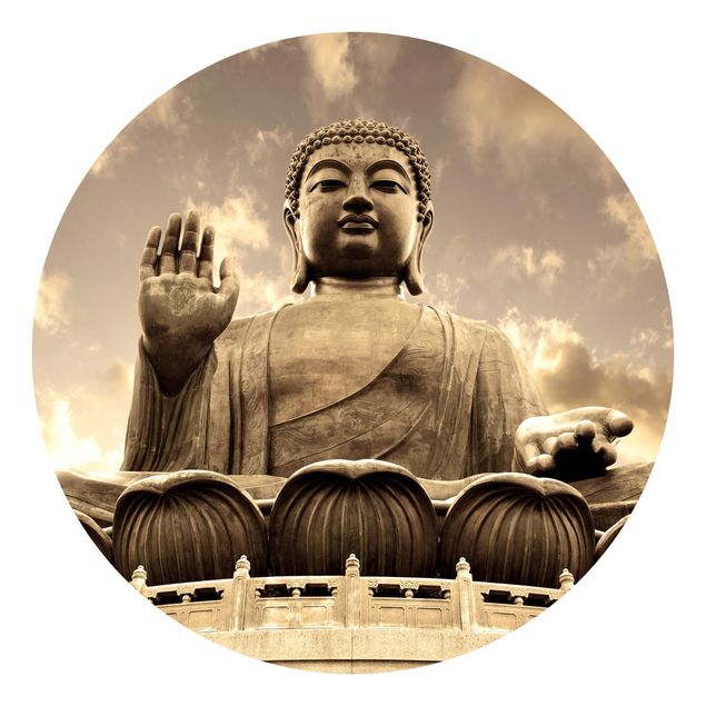 Tapety Wielki Budda Sepia