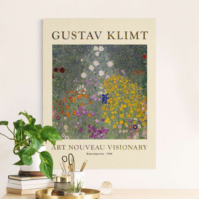 Nowoczesne obrazy do salonu Gustav Klimt - Ogród chłopski - edycja muzealna