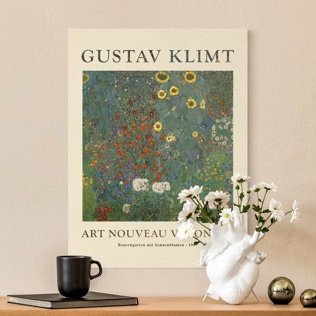 Obrazy nowoczesne Gustav Klimt - Ogród chłopski ze słonecznikami - edycja muzealna