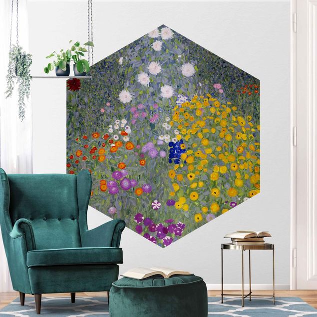 Fototapety kwiaty Gustav Klimt - Ogród chłopski