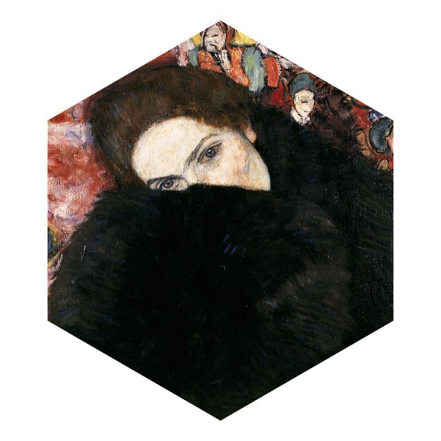 Tapety na ściany Gustav Klimt - Dama z mufką