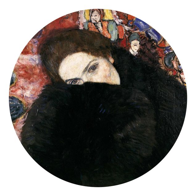 Modne fototapety Gustav Klimt - Dama z mufką