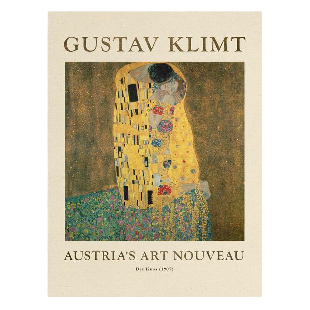 Obrazy miłość Gustav Klimt - Pocałunek - edycja muzealna