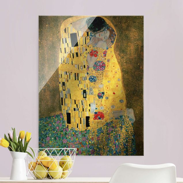 Art deco obrazy Gustav Klimt - Pocałunek