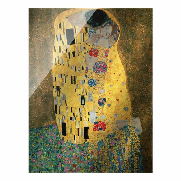 Obrazy na szkle artyści Gustav Klimt - Pocałunek