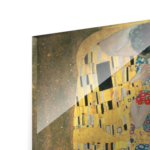 Nowoczesne obrazy do salonu Gustav Klimt - Pocałunek