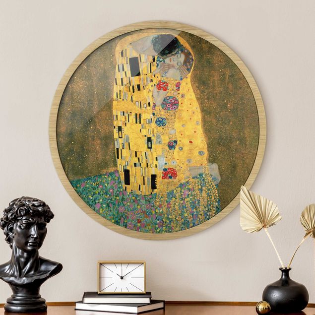Obrazy w ramie artystyczny Gustav Klimt - The Kiss