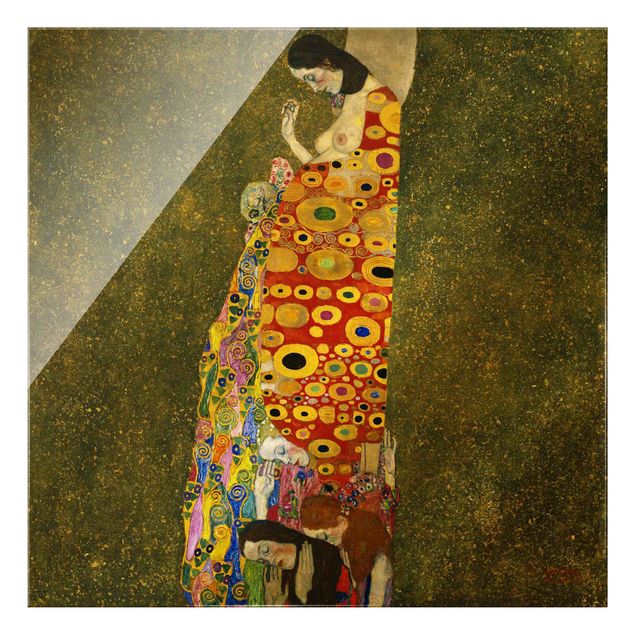 Obrazy na szkle artyści Gustav Klimt - Nadzieja II