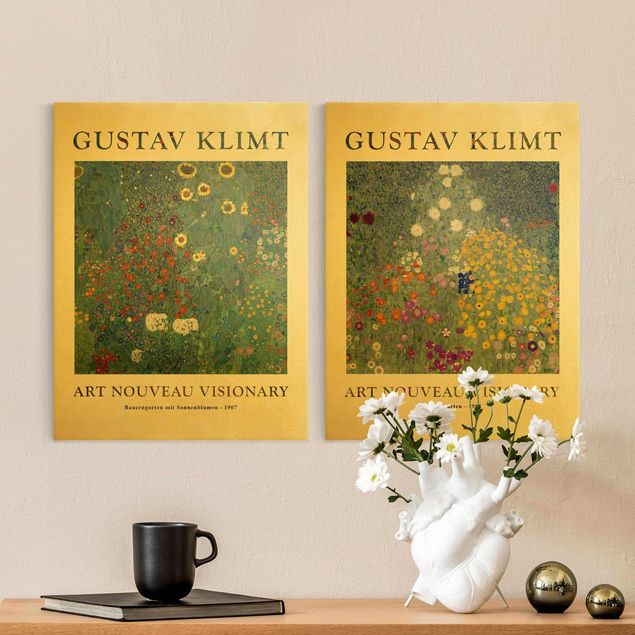 Obrazy do salonu nowoczesne Gustav Klimt - Ogród chłopski - edycja muzealna