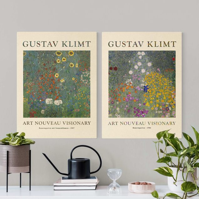 Zielony obraz Gustav Klimt - Ogród chłopski - edycja muzealna