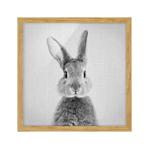 Obrazy do salonu nowoczesne Hare Hilbert Black And White