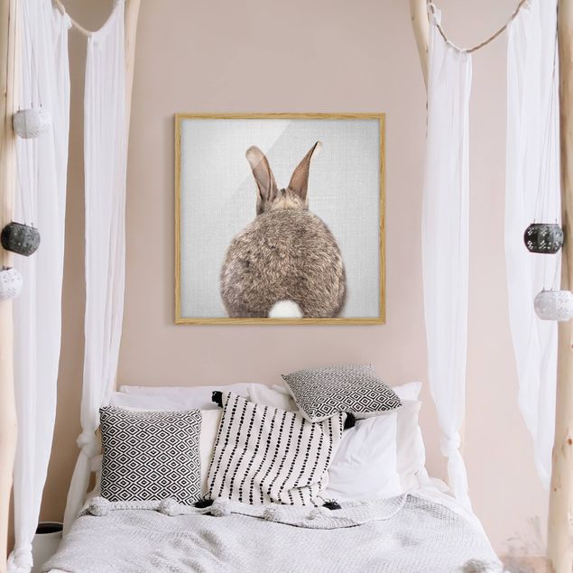 Obrazy w ramie zwierzęta Hare From Behind