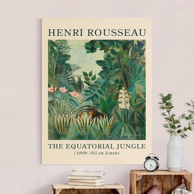 Nowoczesne obrazy Henri Rousseau - Dżungla na równiku - edycja muzealna